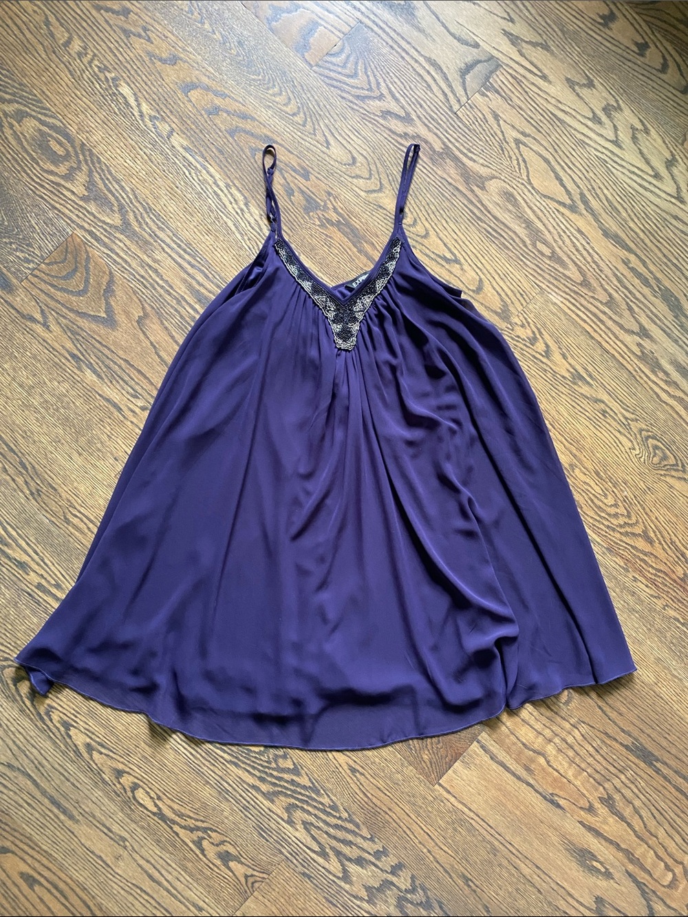 Express Blue Slip Dress